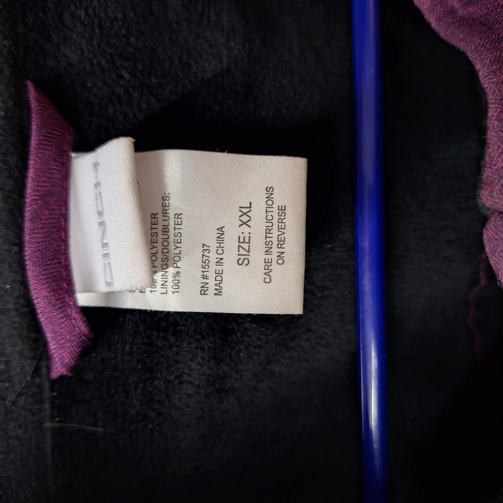 Purple Jacket with Zipper Pockets - Picture 3 of 5